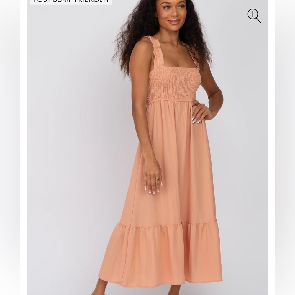 Like New Altar D'state peach smooke dress sz Small